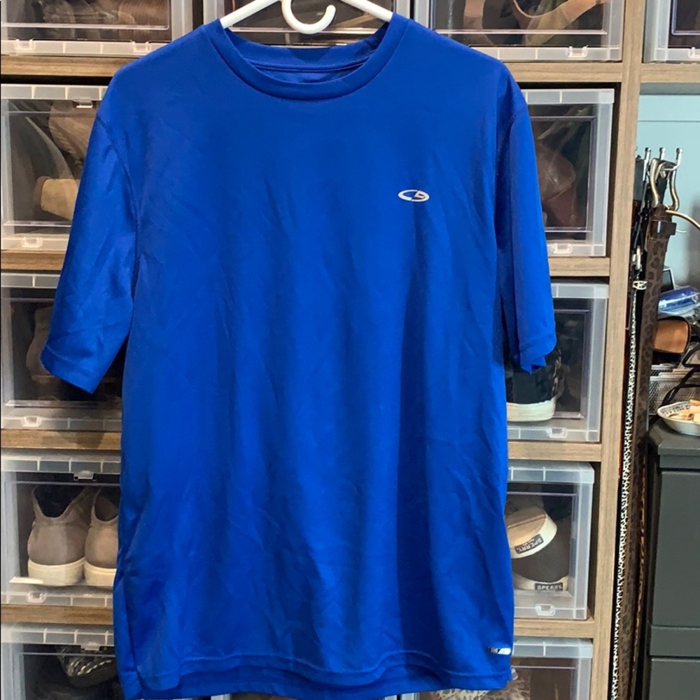 Royal blue men’s champion top - size large